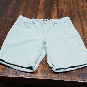 Vintage America Light Blue Women's Bermudas